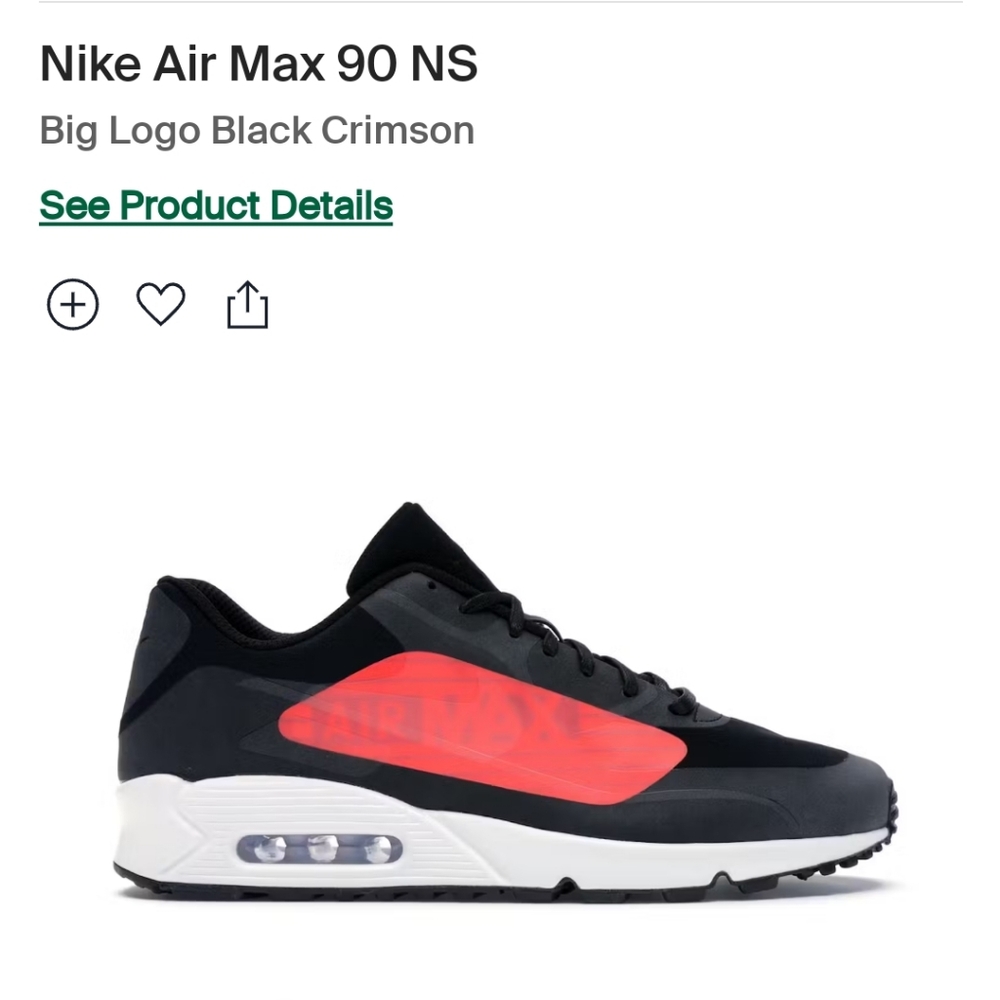 Nike Air max90 men's black 9.5 size